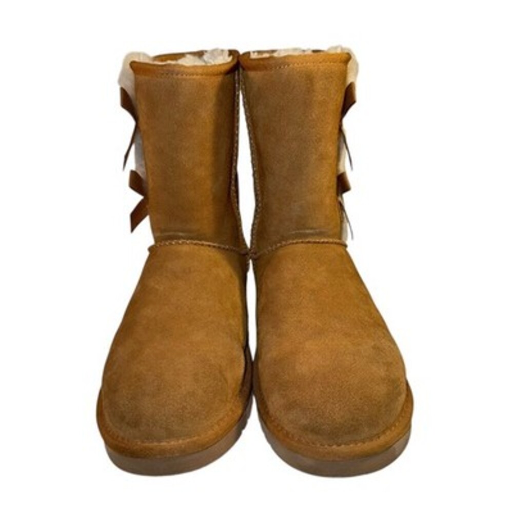 KOOLABURRA UGG US 10 41 Brown Suede Leather Tall VICTORIA Boot Shearling Lined - Picture 8 of 8